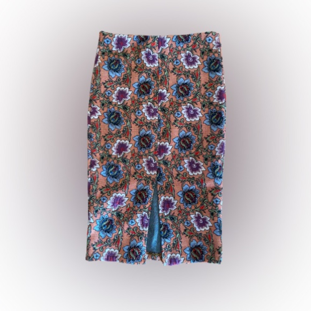 Zara Floral Pencil skirt